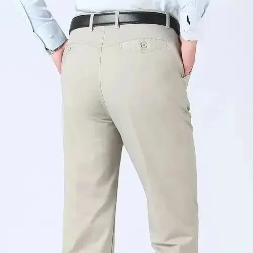 Kaiserliche Komfort Herrenhose - Schwarze Eleganz für den Sommer
