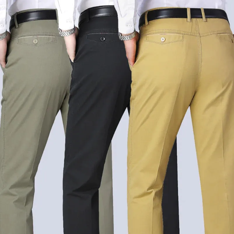 Kaiserliche Komfort Herrenhose - Schwarze Eleganz für den Sommer