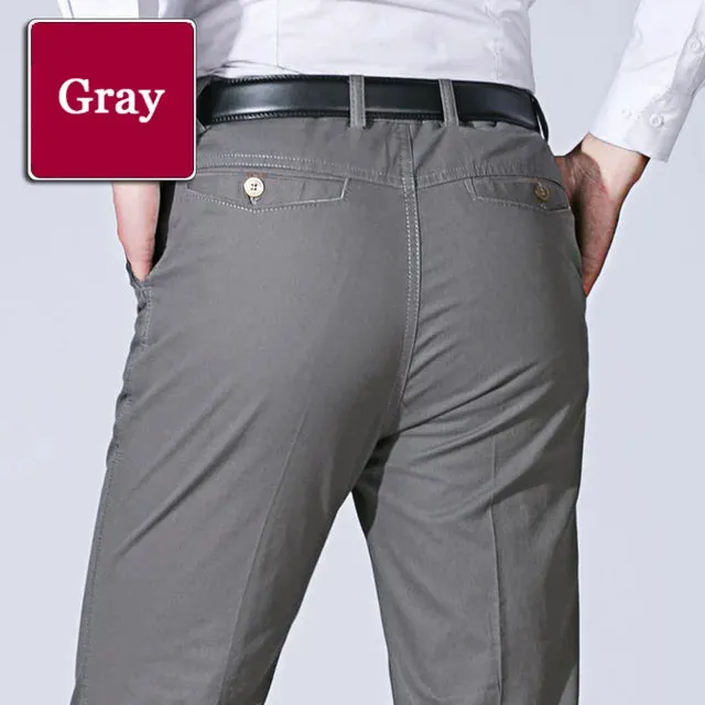 Kaiserliche Komfort Herrenhose - Schwarze Eleganz für den Sommer