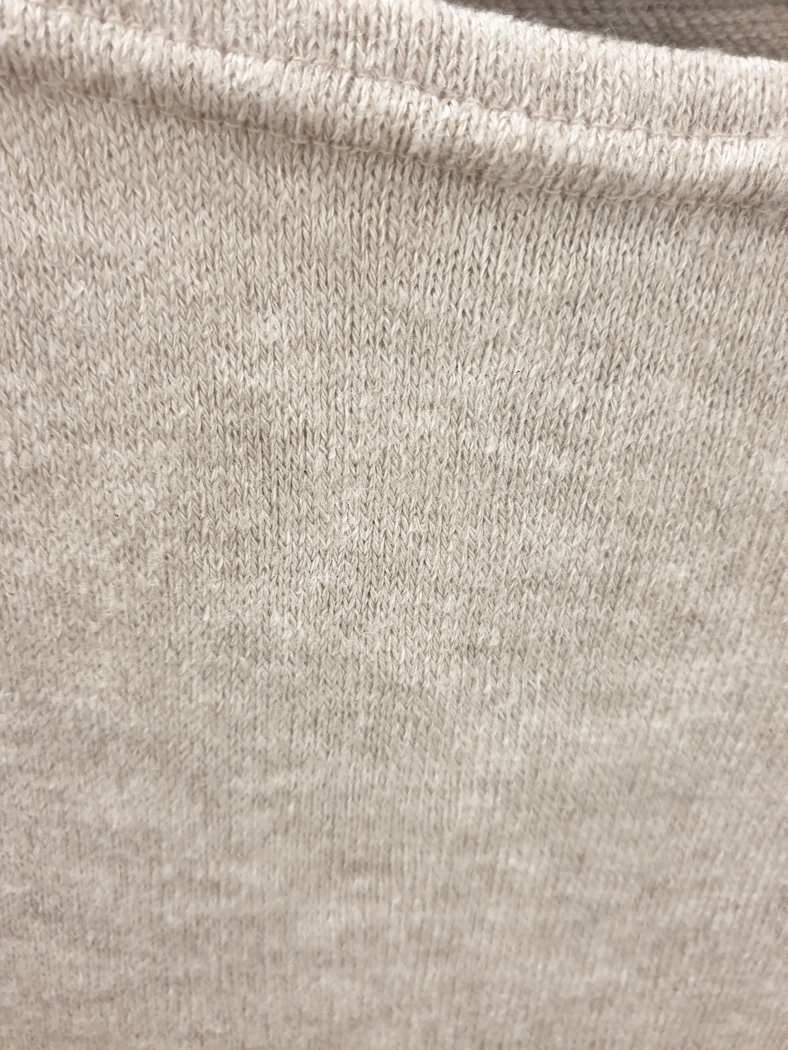 Keshet natural knit jumper with front waist tie size M