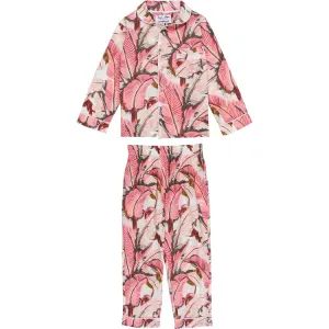 Kids Martinique® Pink Banana Leaf PJ Set