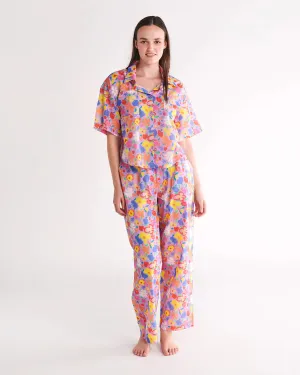 Kip & Co X Ken Done LADIES | Summer Floral Organic Cotton Pyjama Set