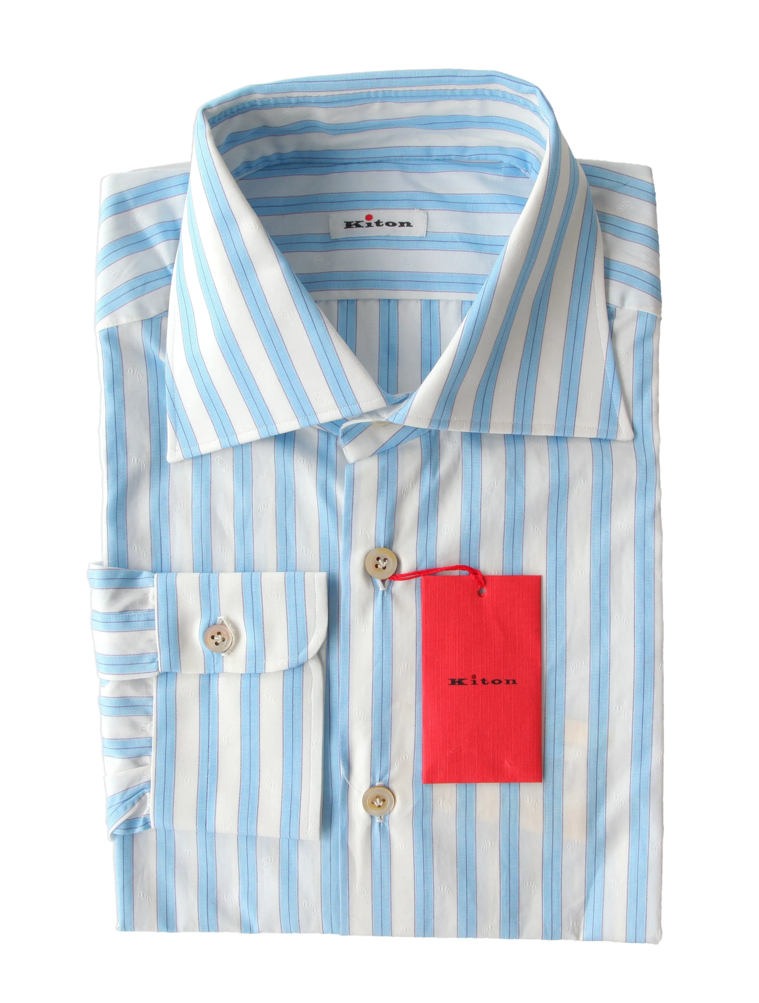 Kiton Light Blue Shirt - Slim