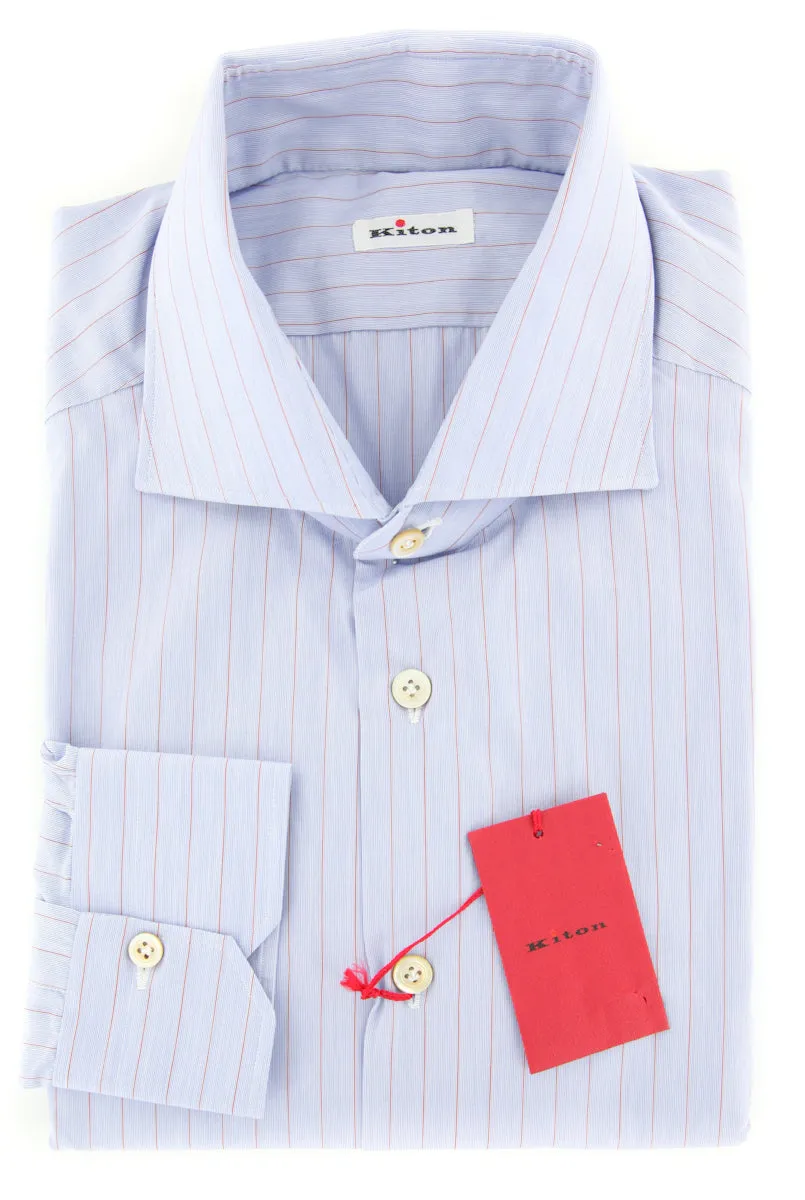 Kiton Light Blue Shirt - Slim