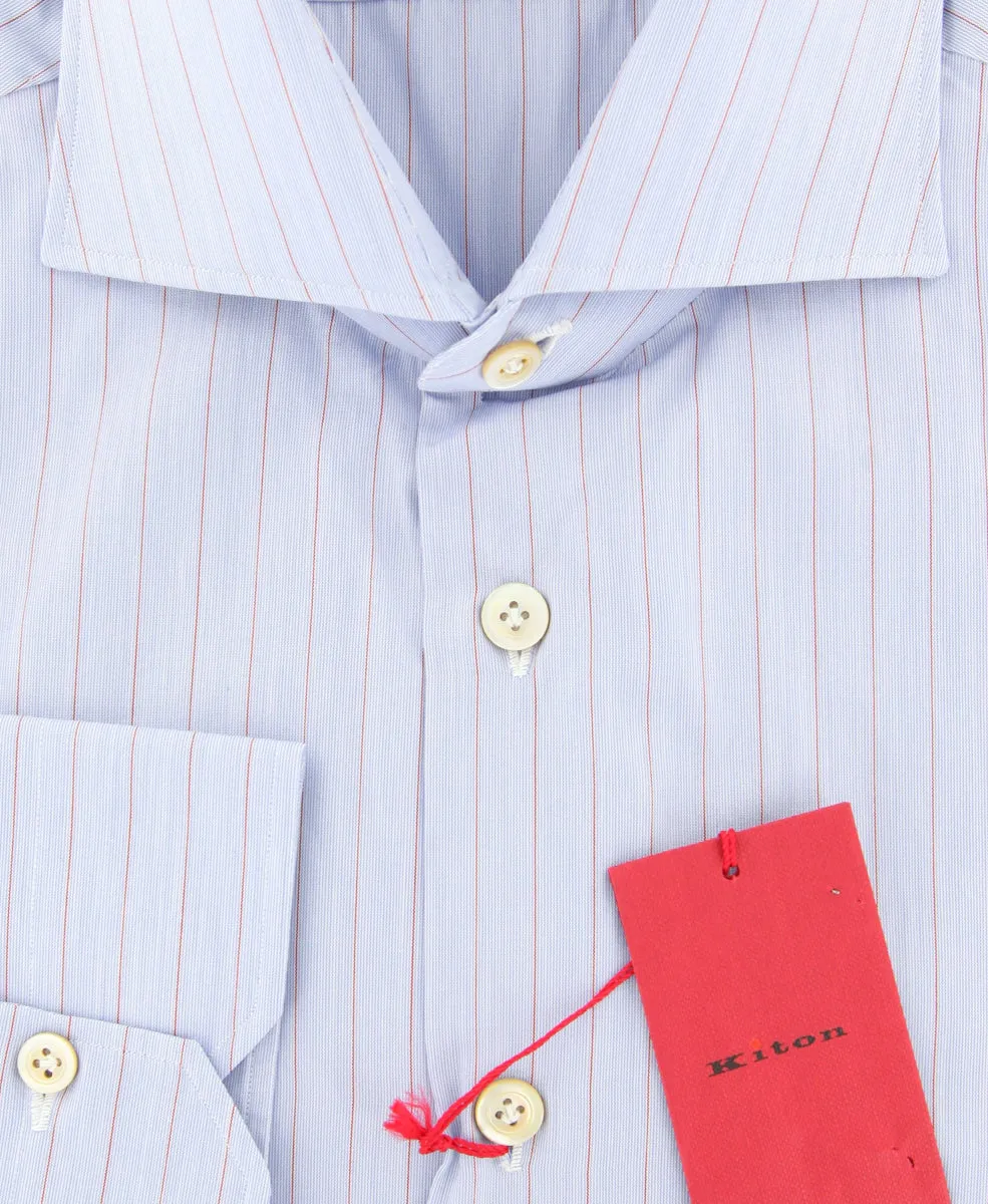 Kiton Light Blue Shirt - Slim