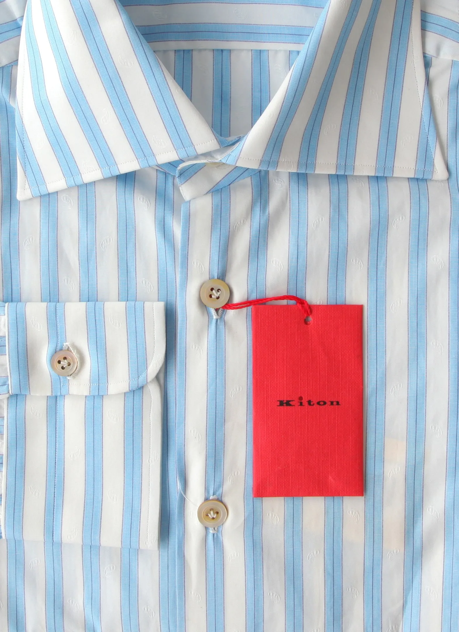 Kiton Light Blue Shirt - Slim