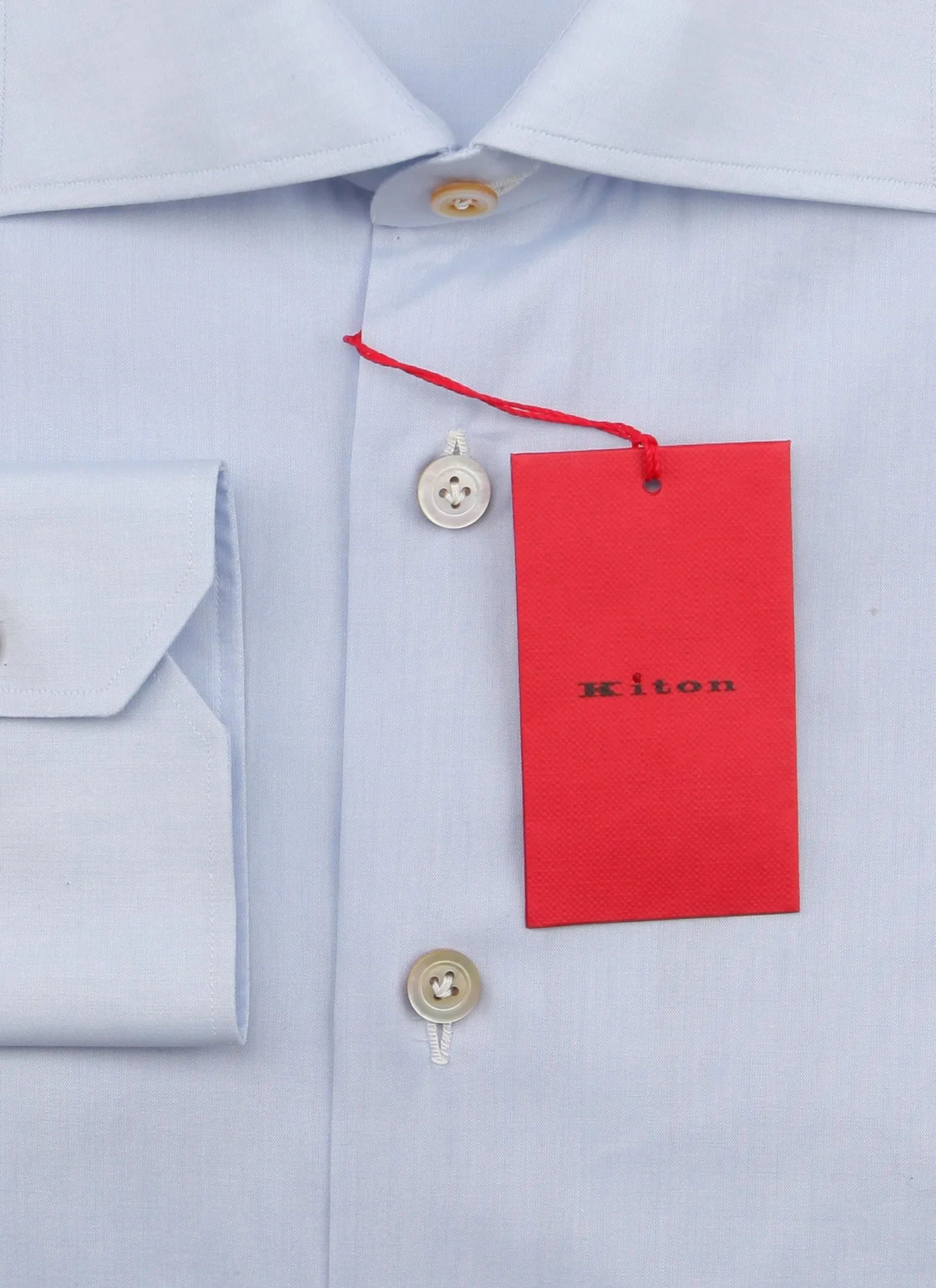 Kiton Light Blue Shirt - Slim
