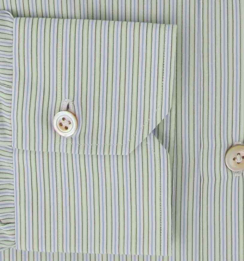 Kiton Light Green Shirt - Slim