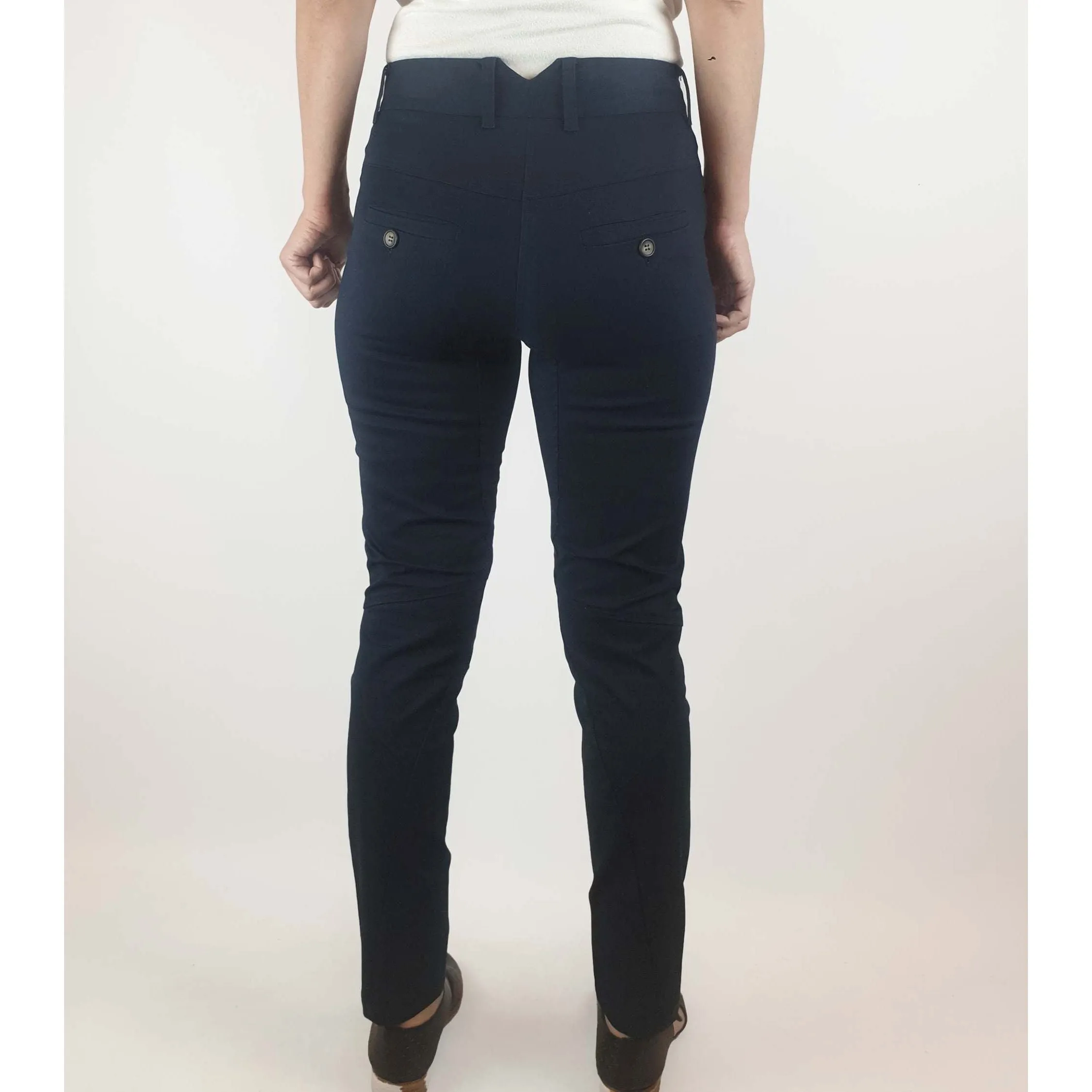 Kloke preloved navy cotton pants size 28 (best fits size 8)
