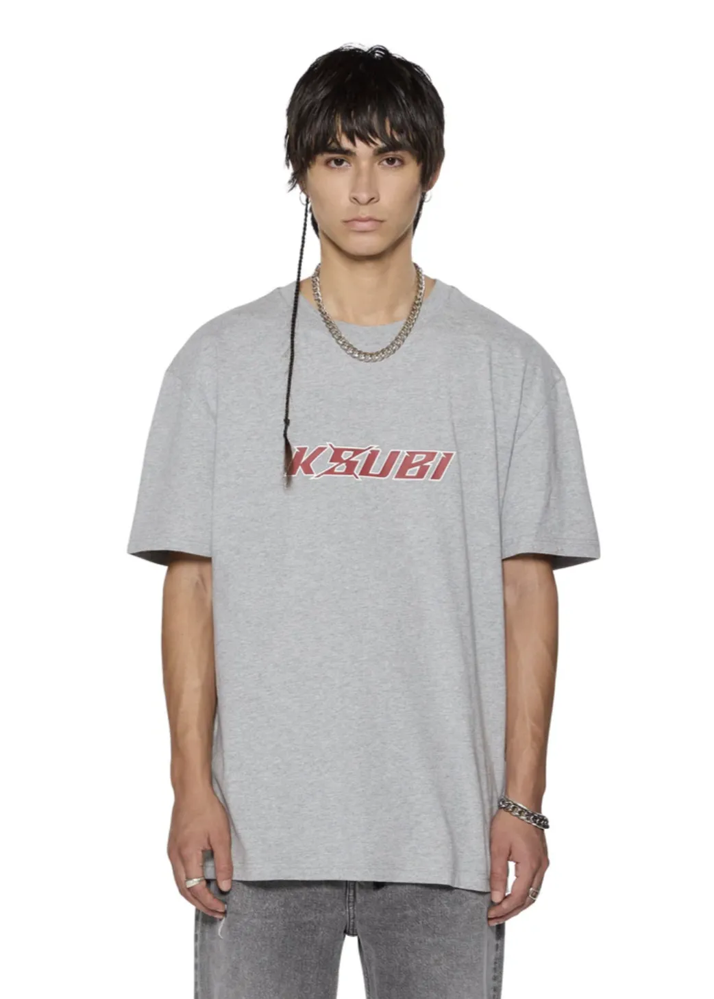 KSUBI Stinger Biggie Short Sleeve Tee - Grey Marle