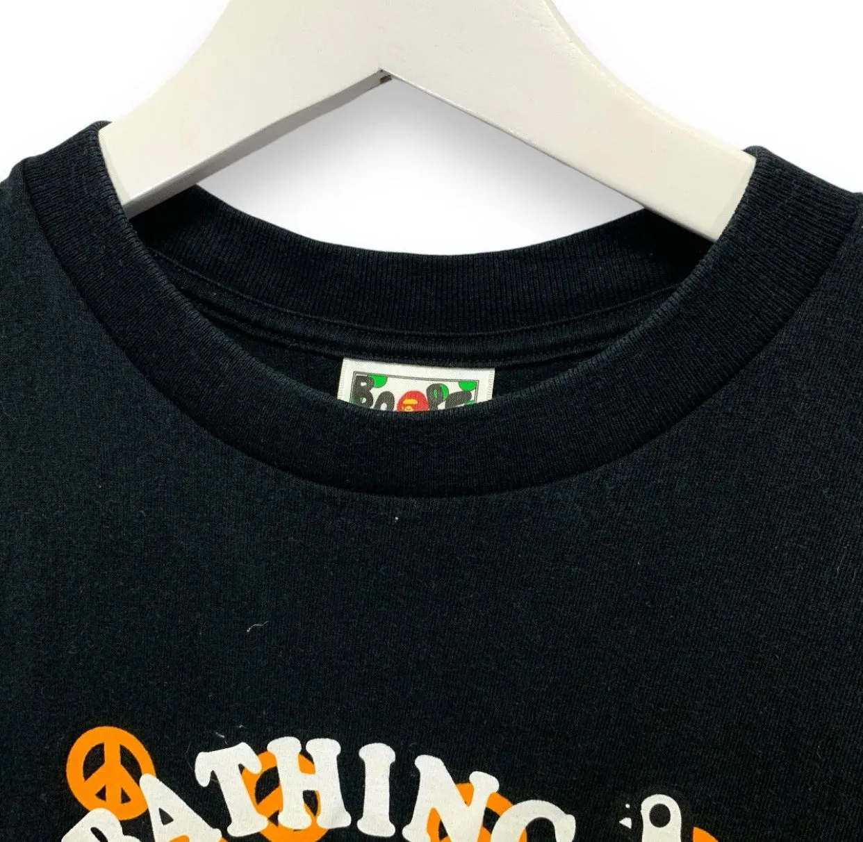 [L] A Bathing Ape Bape Baby Milo Love & Peace Tee T-Shirt