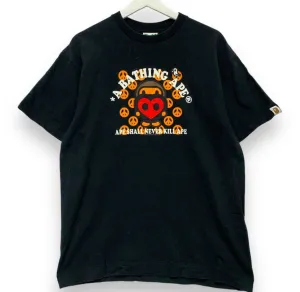 [L] A Bathing Ape Bape Baby Milo Love & Peace Tee T-Shirt