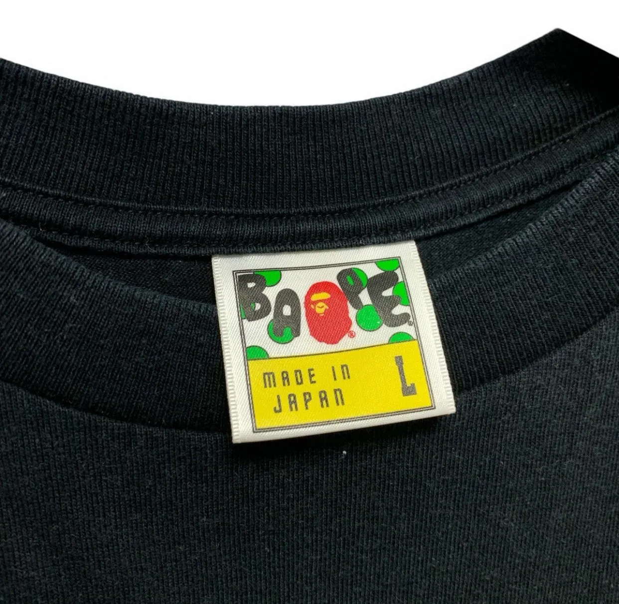 [L] A Bathing Ape Bape Baby Milo Love & Peace Tee T-Shirt