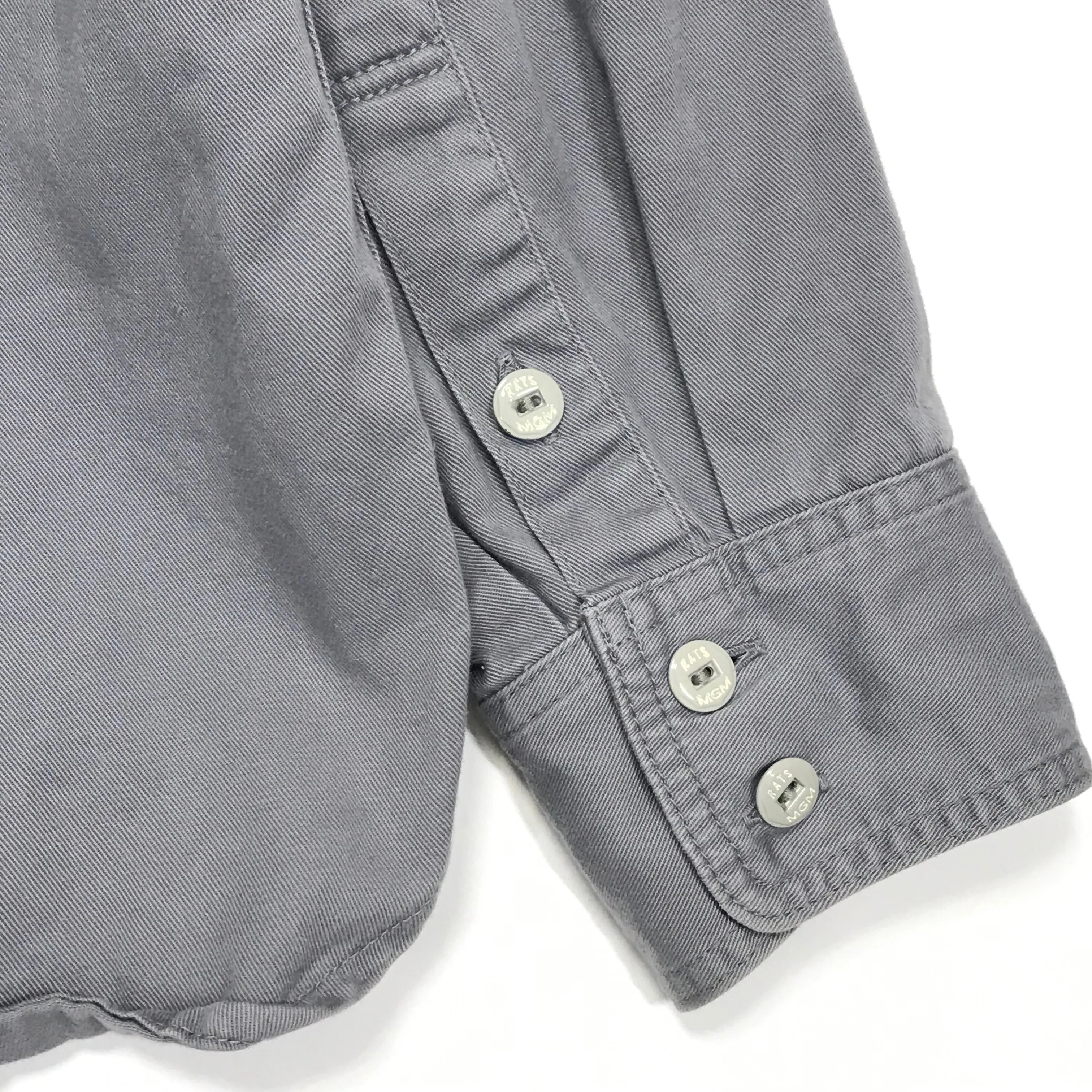 [L] Rats Way Of Life BD L/S Shirt Grey