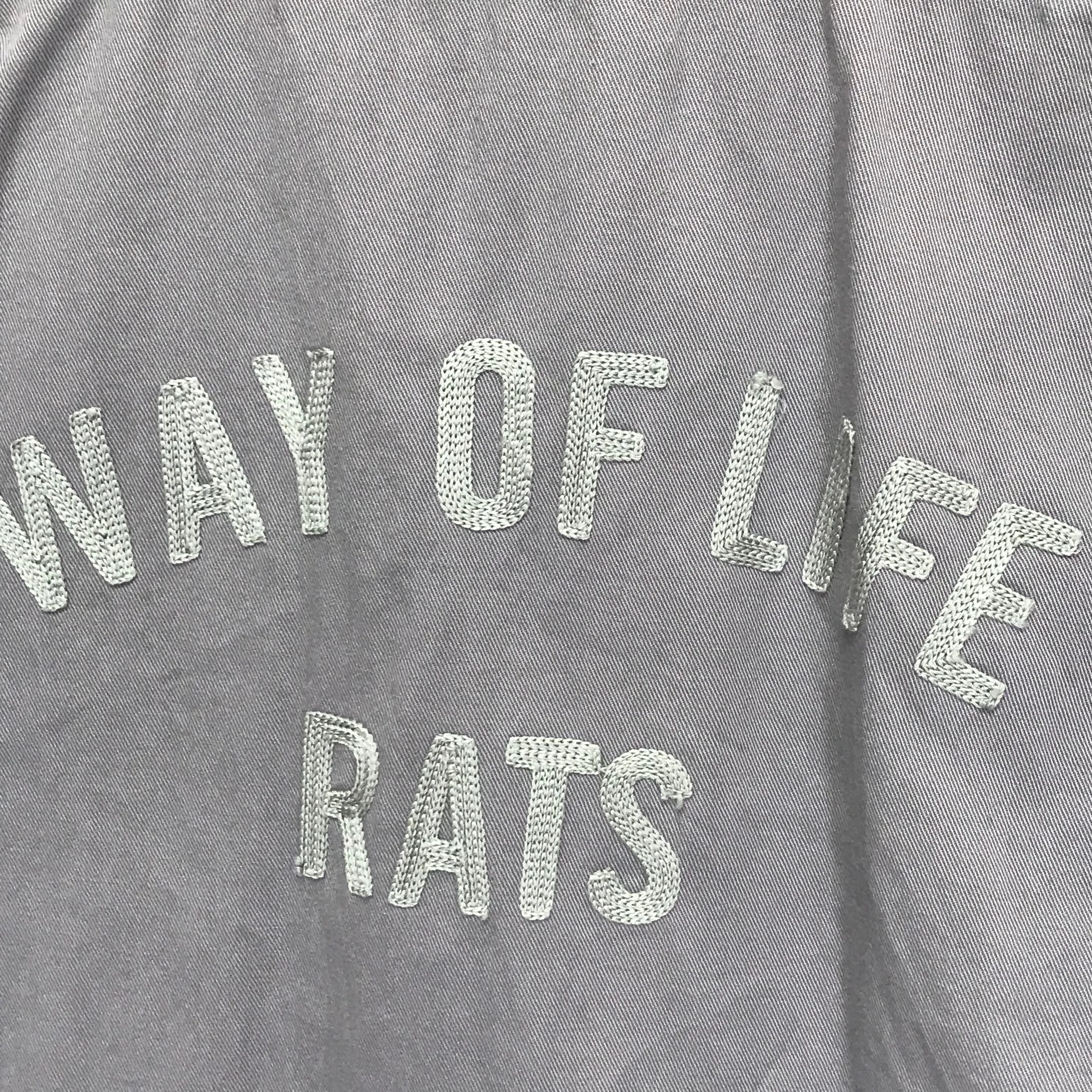 [L] Rats Way Of Life BD L/S Shirt Grey
