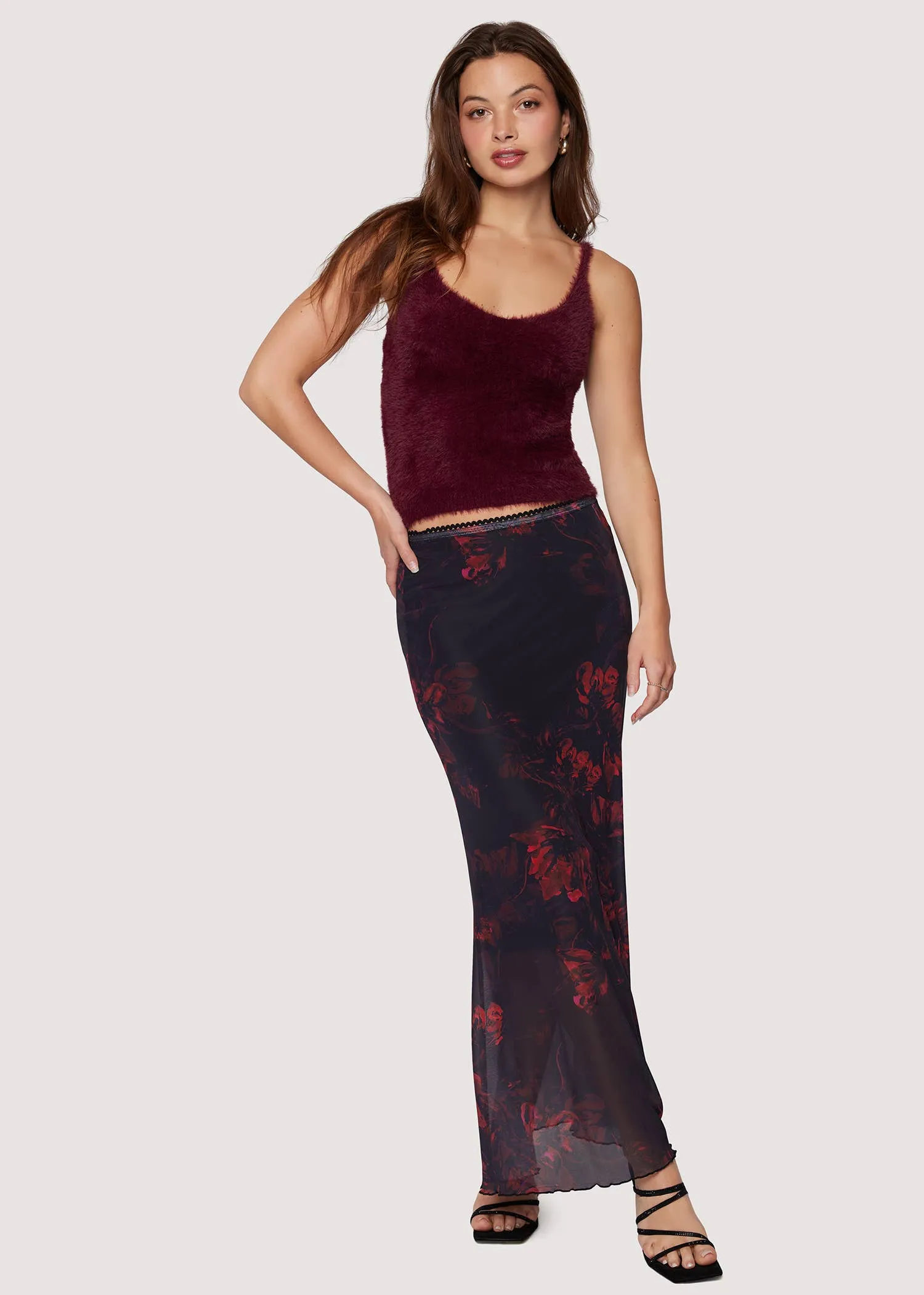 La Rosé Maxi Skirt