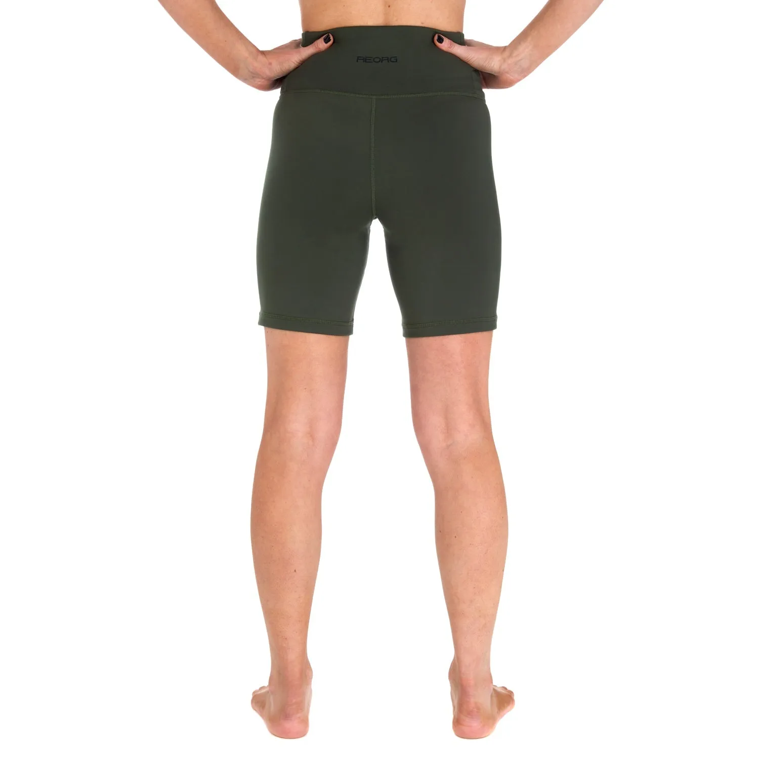 Ladies REORG Pineapple Compression Shorts - Khaki