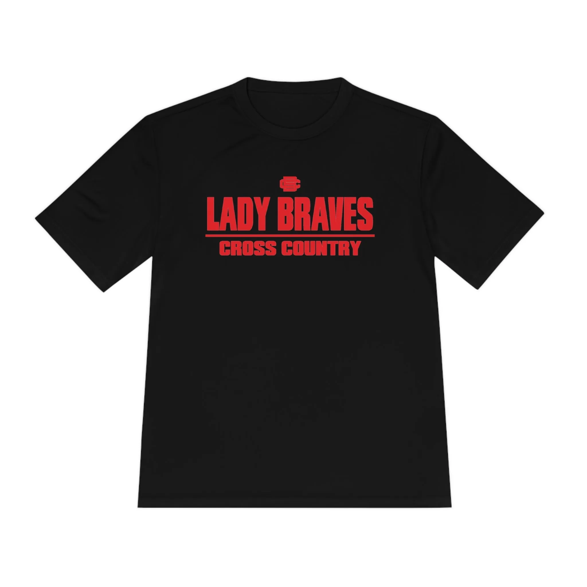 Lady Braves Cross Country Moisture Wicking Tee