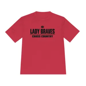 Lady Braves Cross Country Moisture Wicking Tee