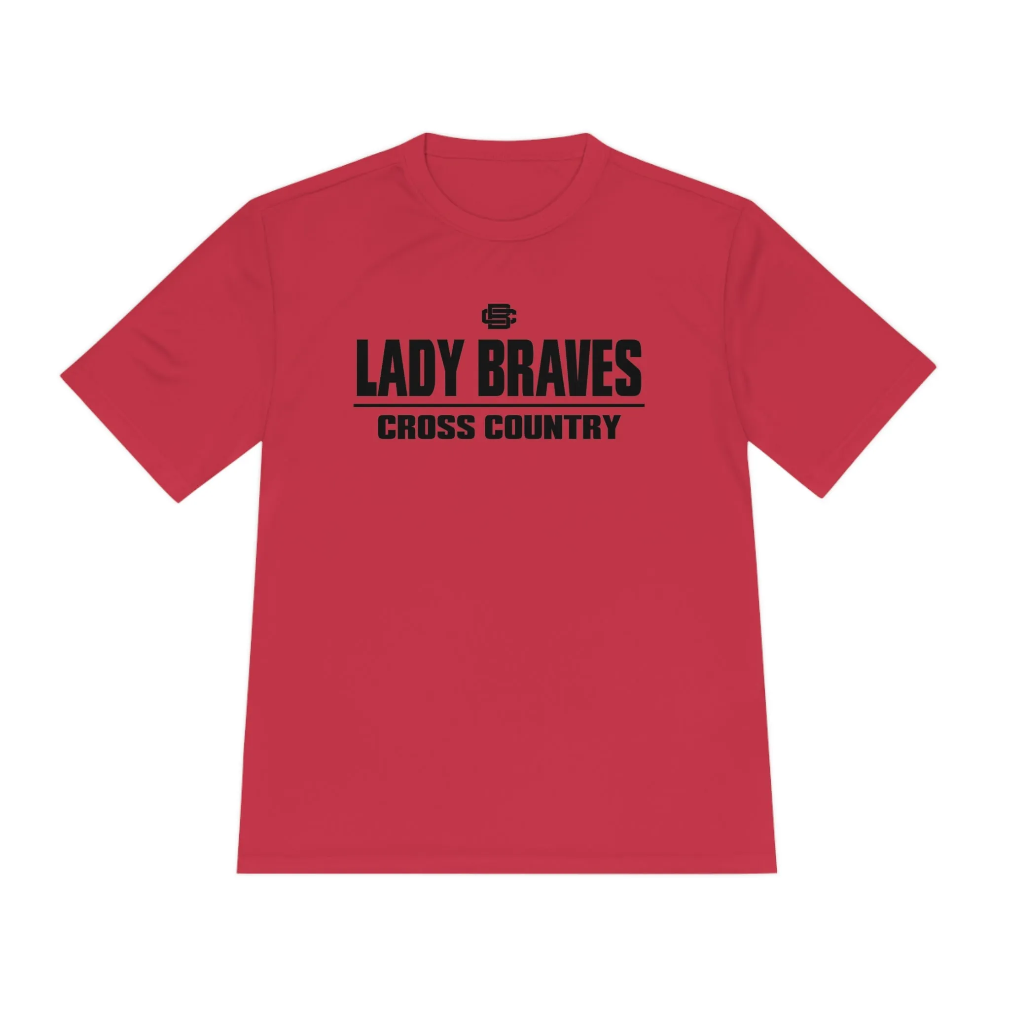 Lady Braves Cross Country Moisture Wicking Tee