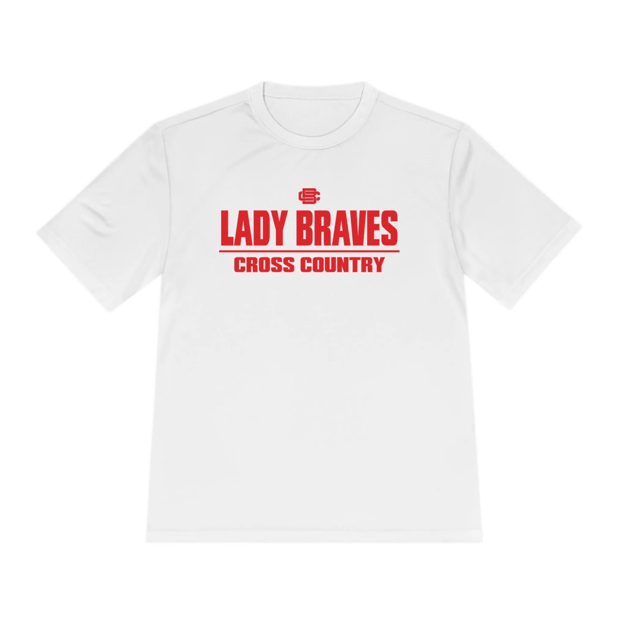 Lady Braves Cross Country Moisture Wicking Tee