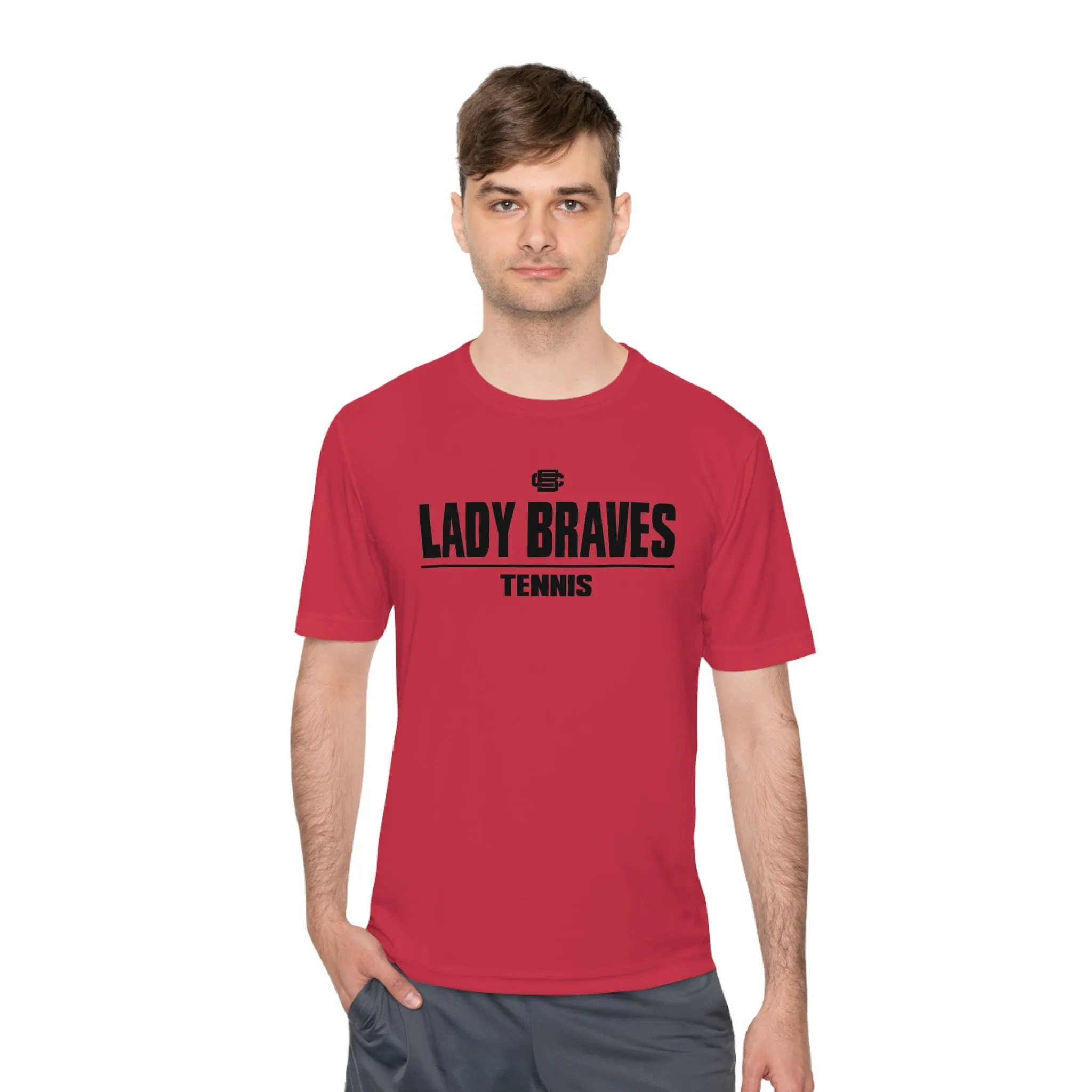 Lady Braves Tennis Moisture Wicking Tee