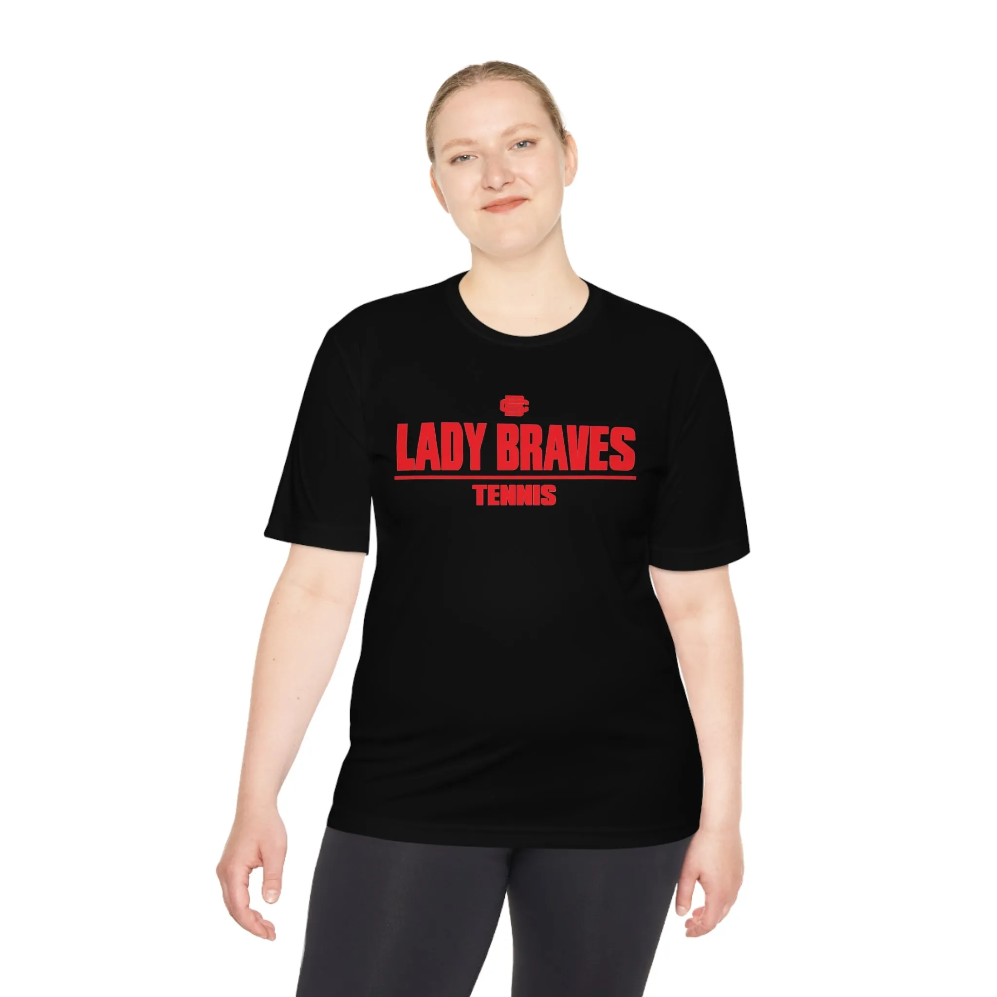 Lady Braves Tennis Moisture Wicking Tee