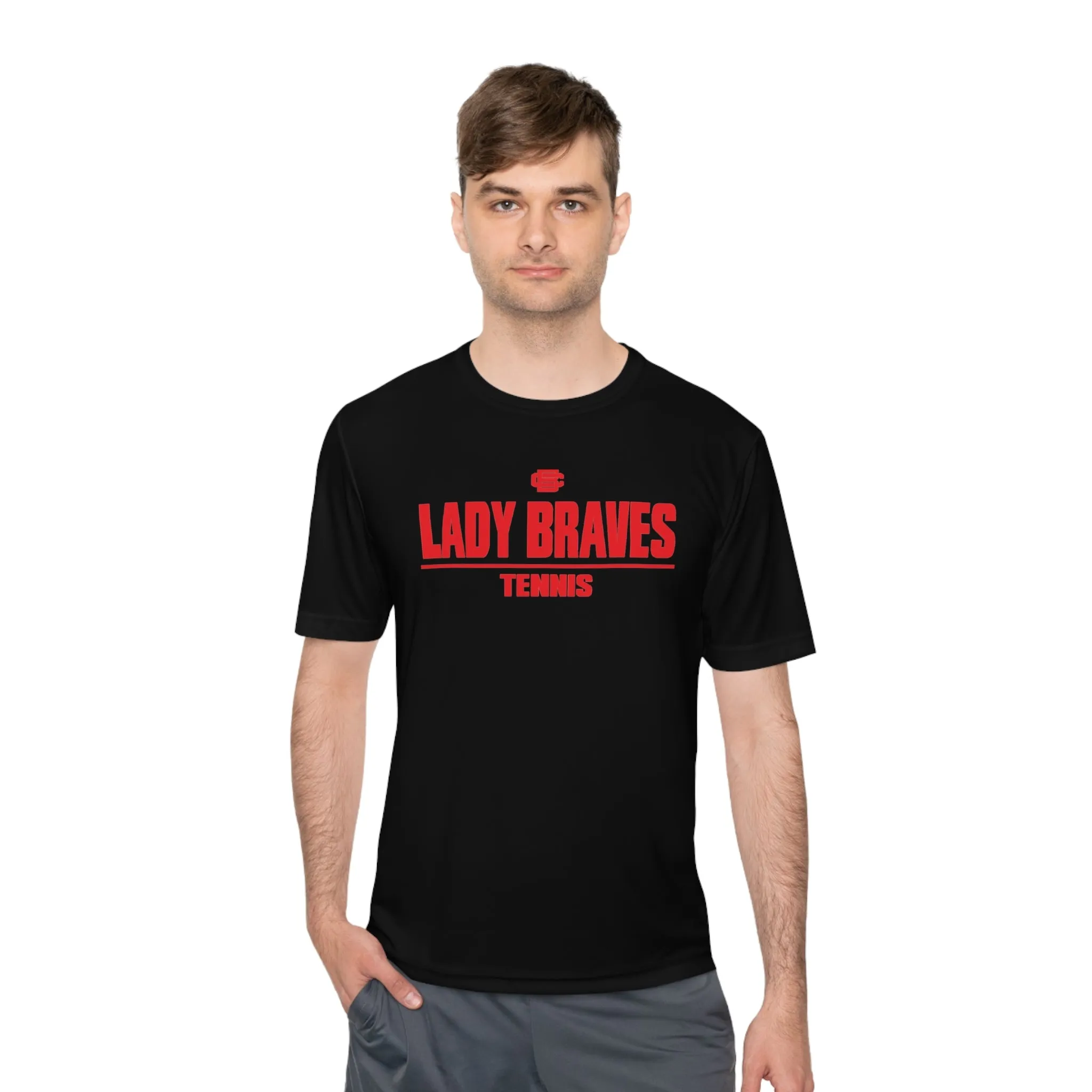 Lady Braves Tennis Moisture Wicking Tee