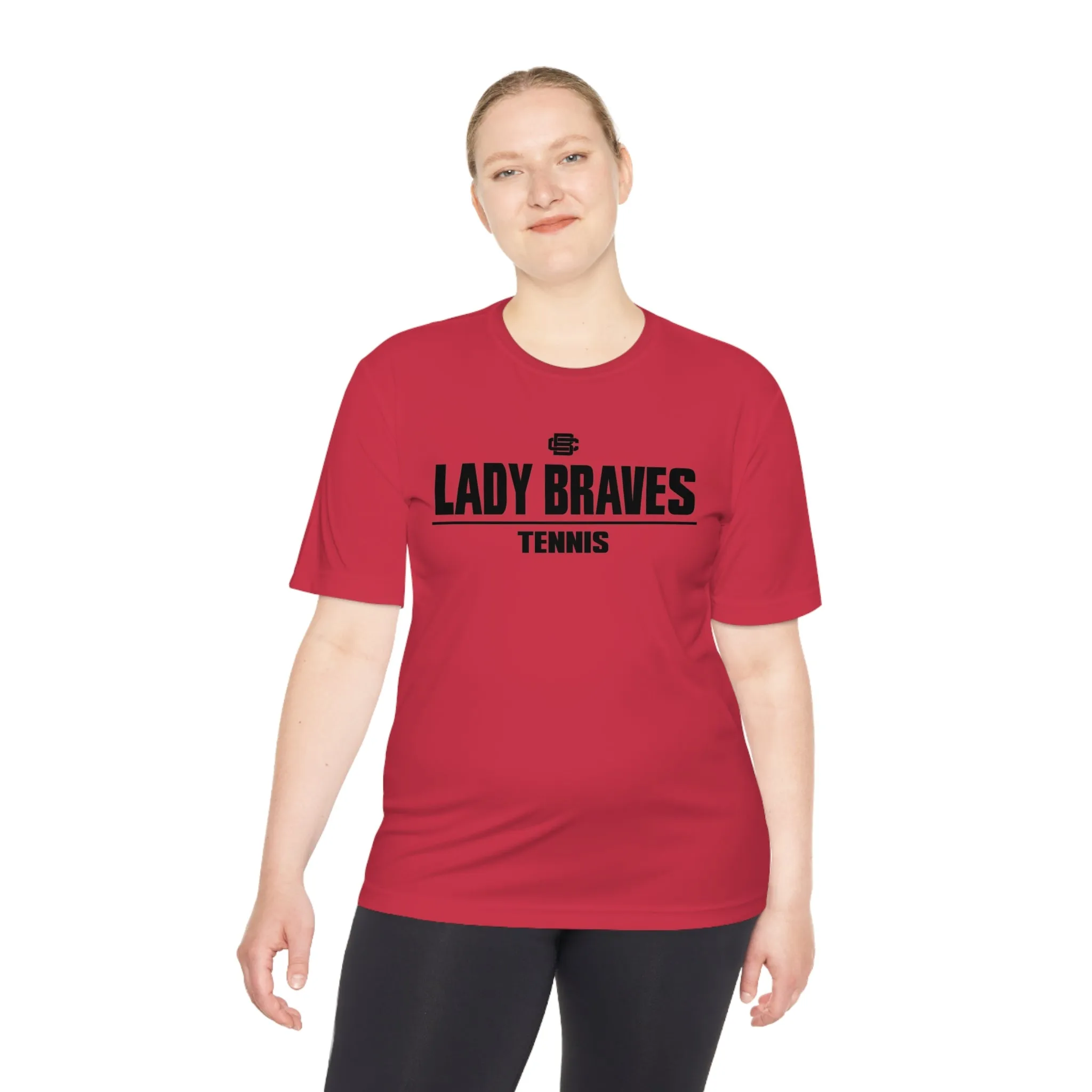 Lady Braves Tennis Moisture Wicking Tee