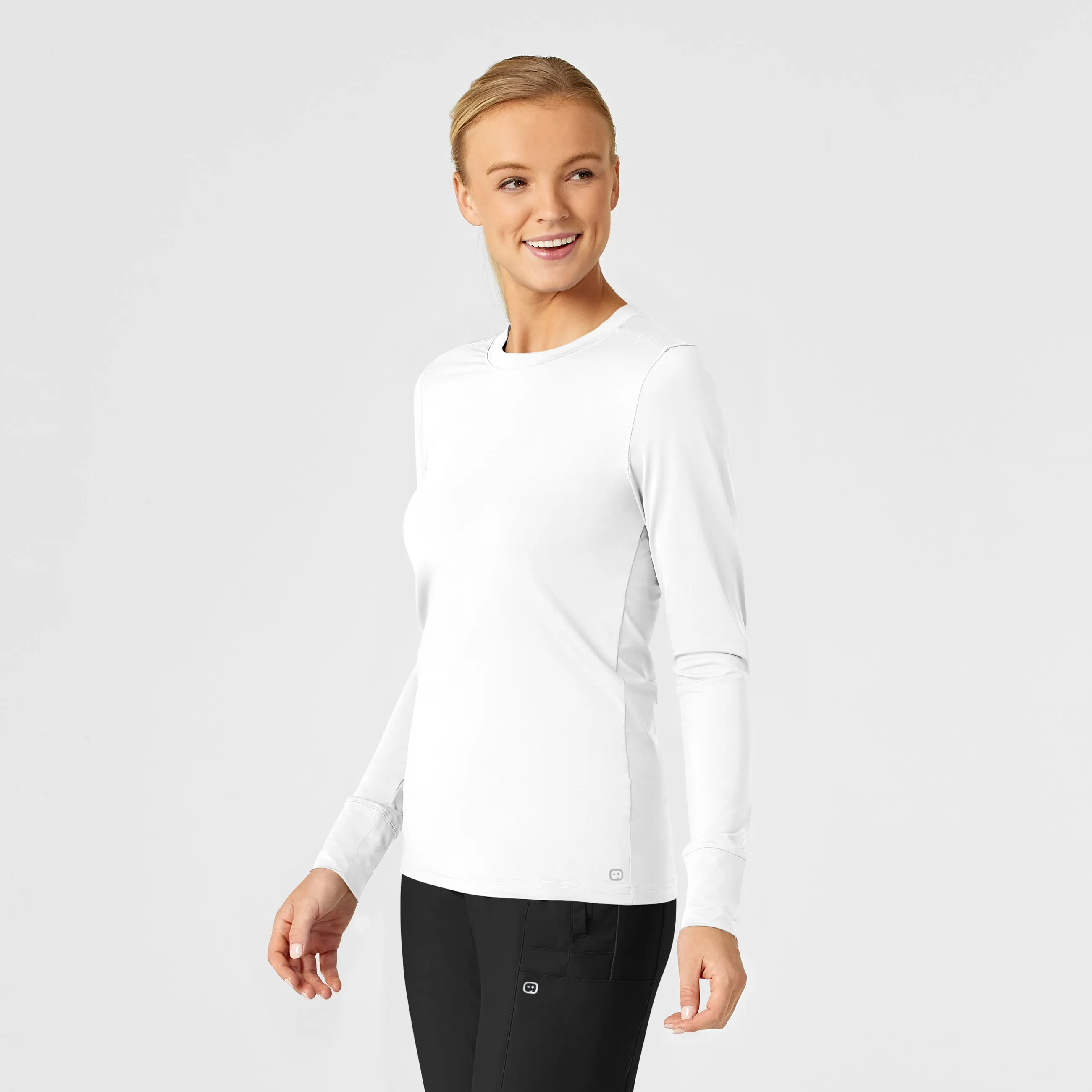 Layers 2029 Performance Long Sleeve Tee White