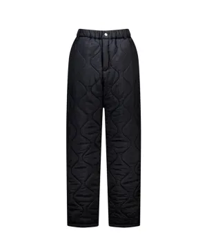 LE SONNET Quilted Pants - Black