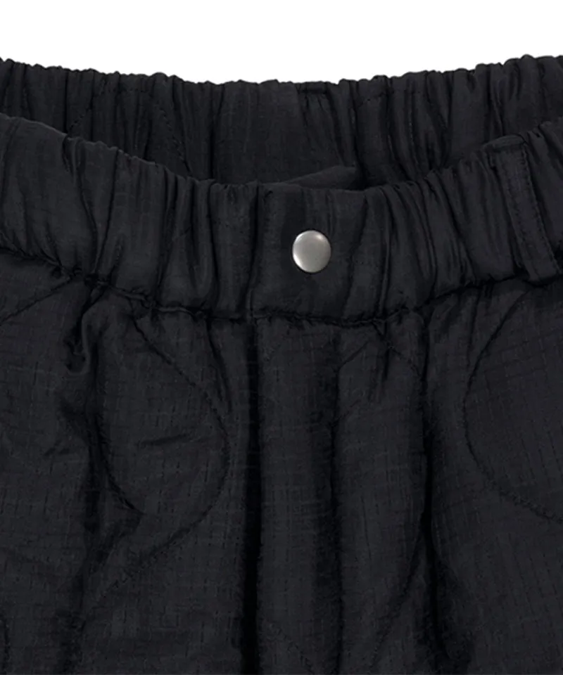 LE SONNET Quilted Pants - Black