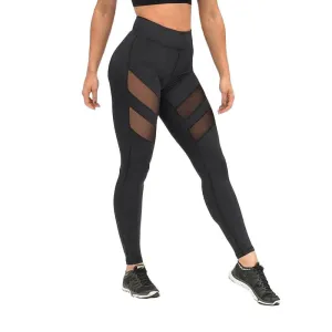 leggings for women mesh splice fitness slim black legging pants plus size sportswear clothes leggins