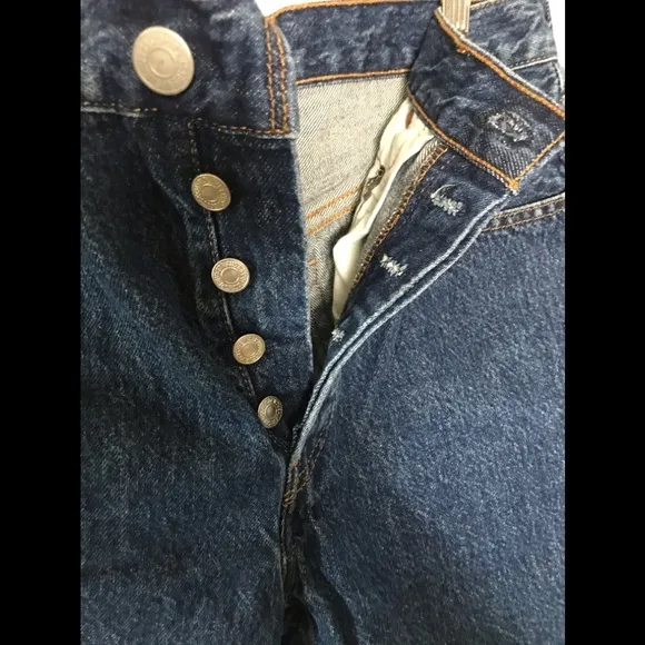 LEVI'S 501 Cut Off Shorts Sample/Prototype Garment 27