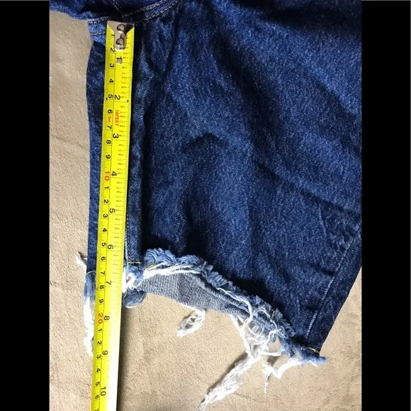 LEVI'S 501 Cut Off Shorts Sample/Prototype Garment 27
