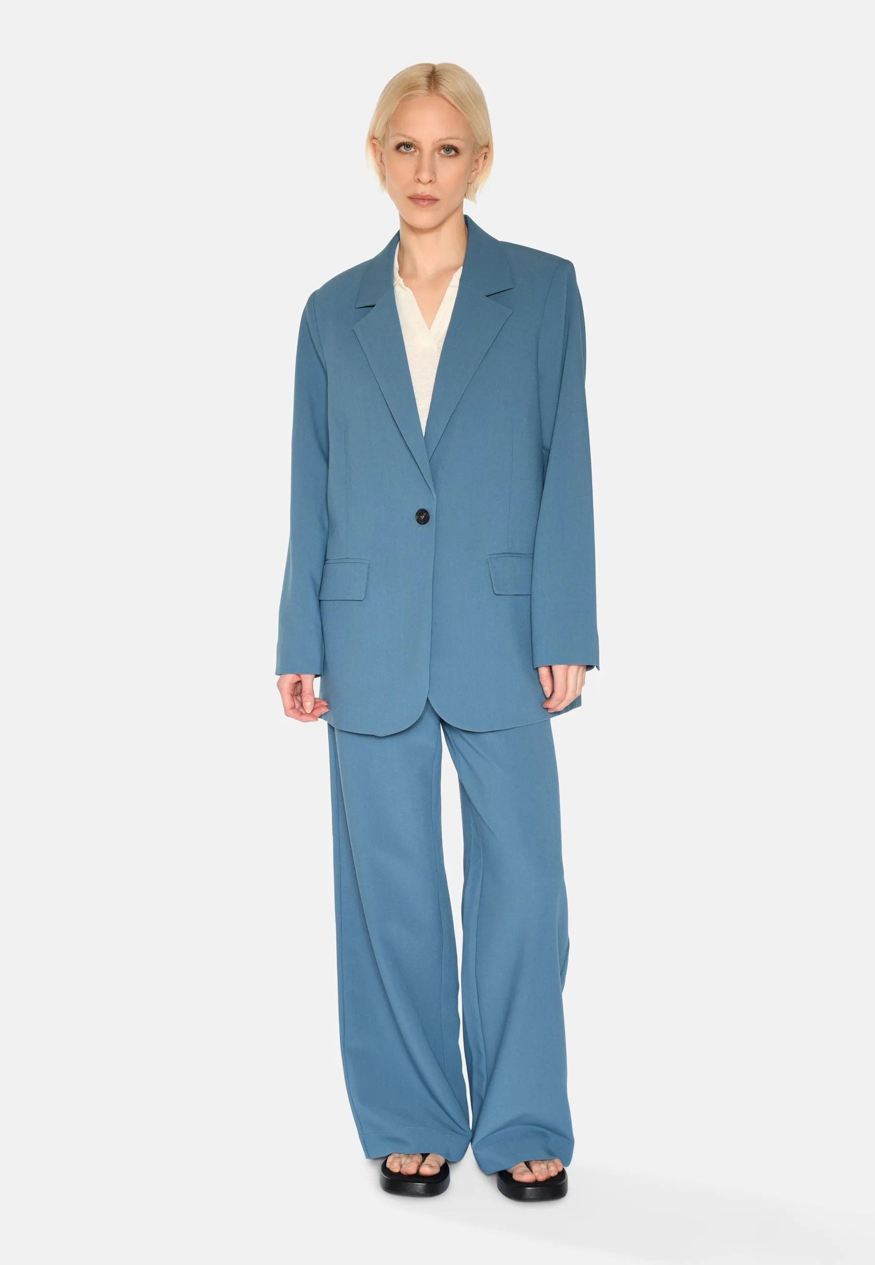 Libra dressed pants 3021 - Blue Ashes