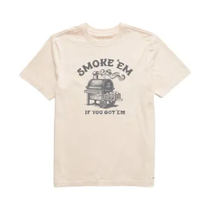 Life Is Good Men's Smoke'em Short Sleeve Tee - Putty White