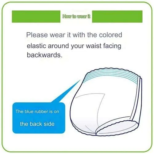 Lifree Underwear Sensation Super Thin Pants (2 urinations) - Size L (Waist 75-105cm) - 2 Pieces by Unicharm