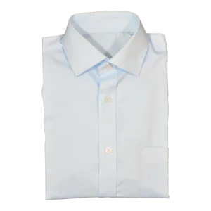 Light Blue Stretch Cotton Custom Shirt
