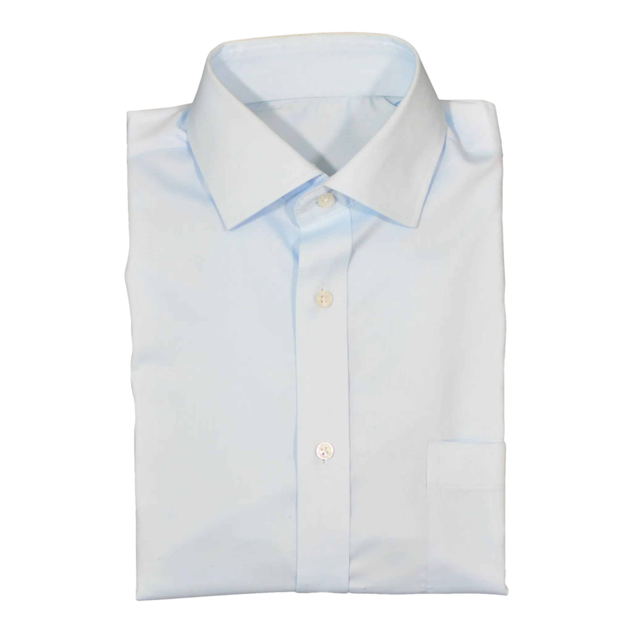 Light Blue Stretch Cotton Custom Shirt
