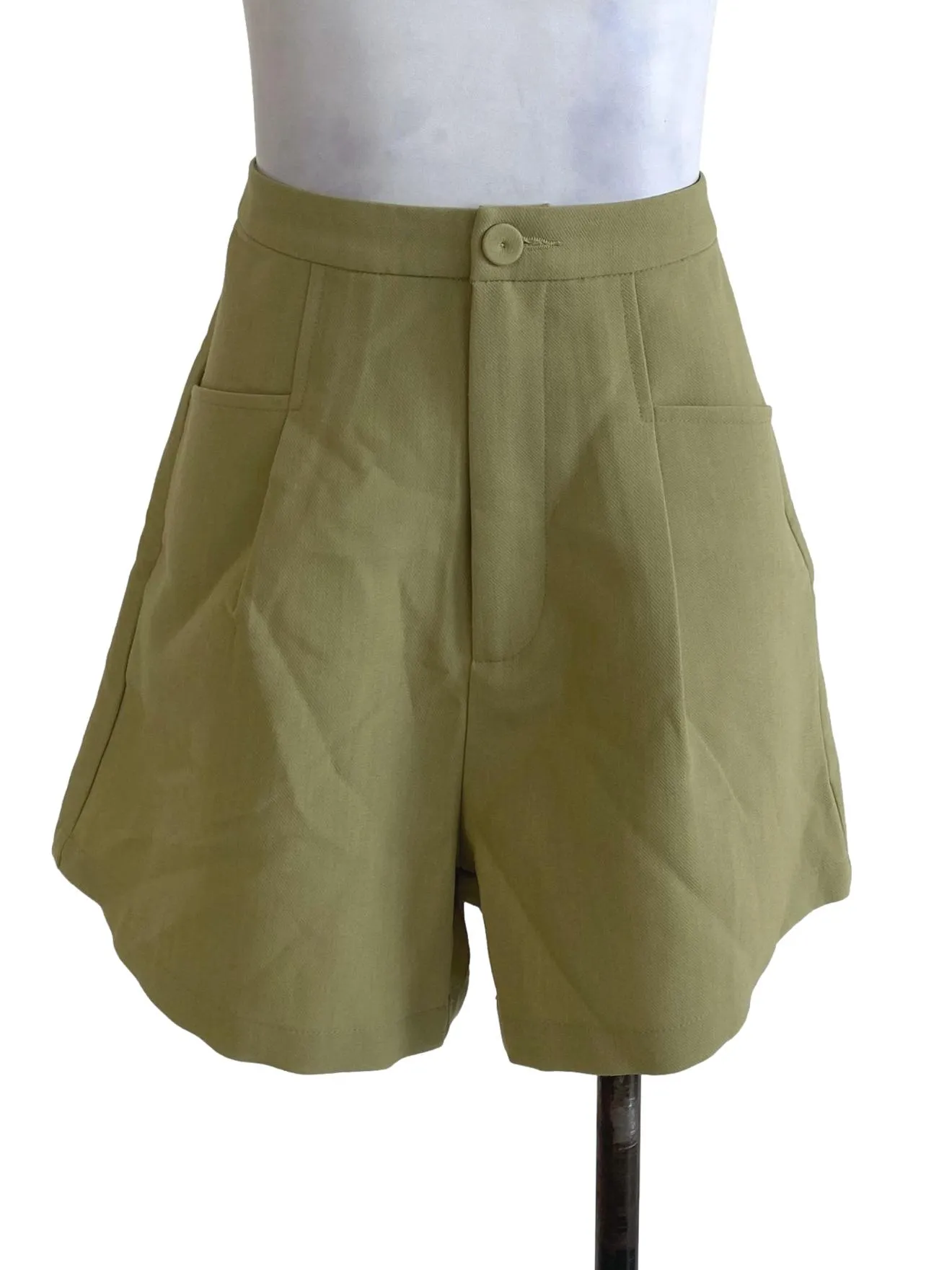 Lime Green Wide Shorts TCL