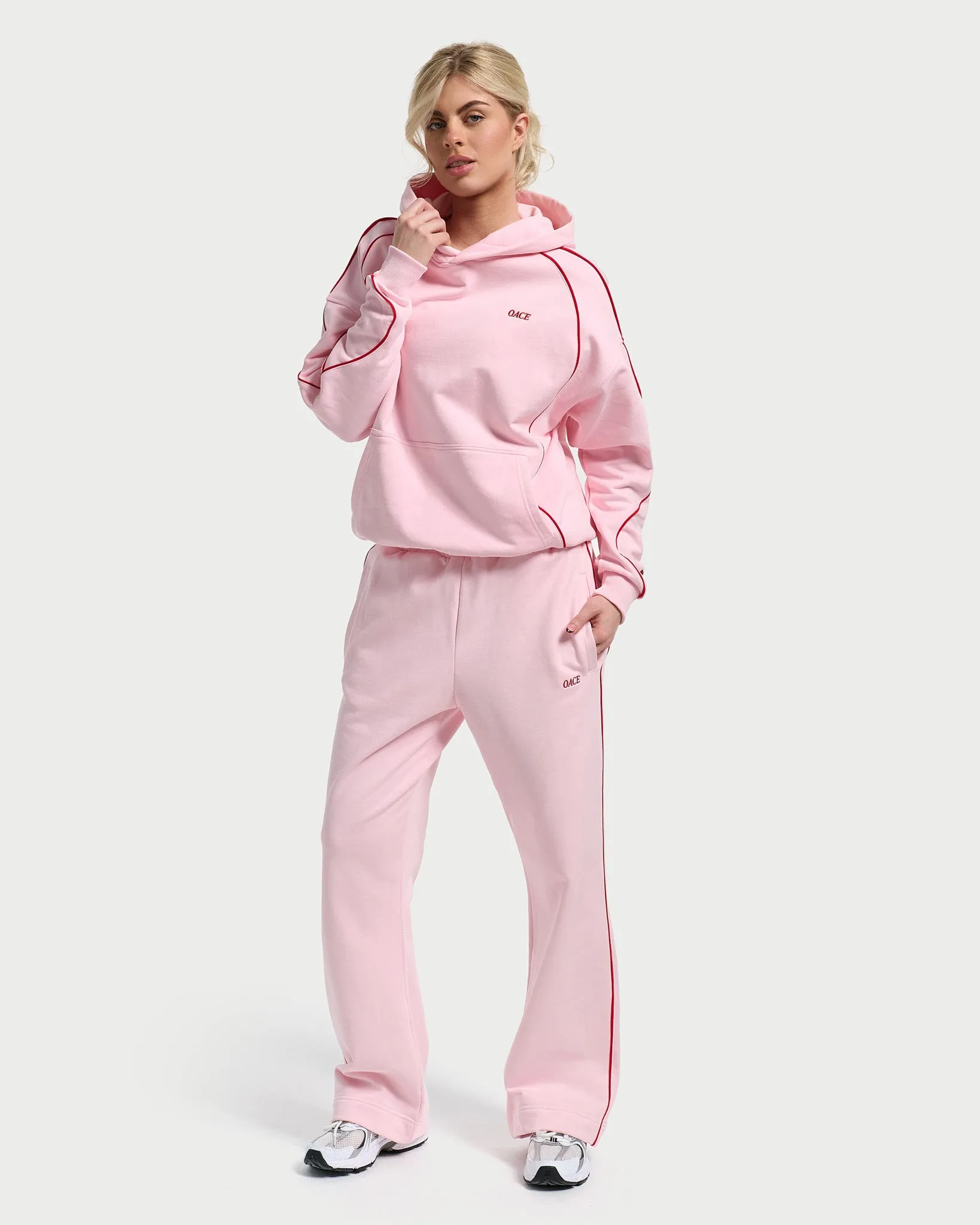 Lined Wide Leg Jogger