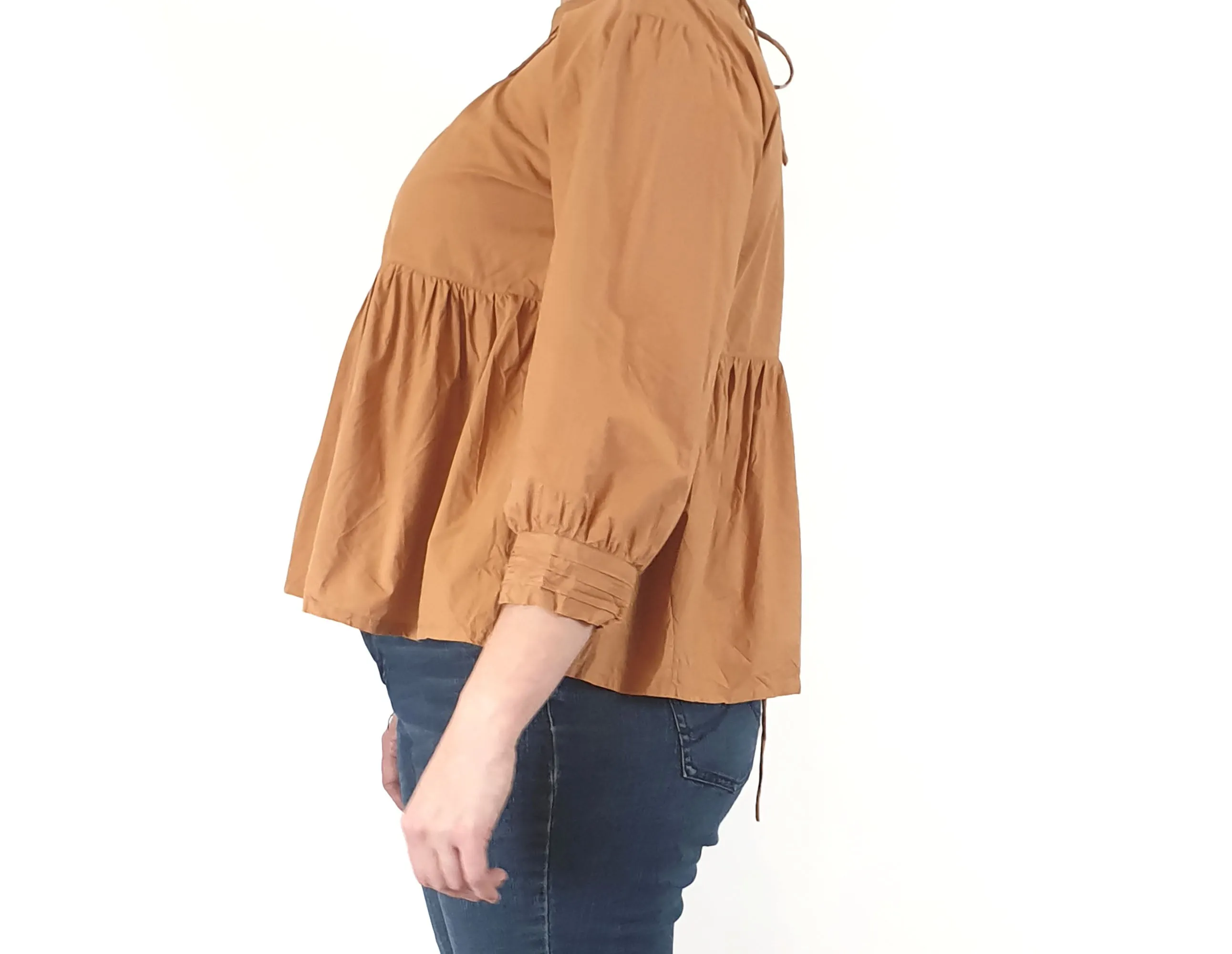 Little Tienda brown top size L