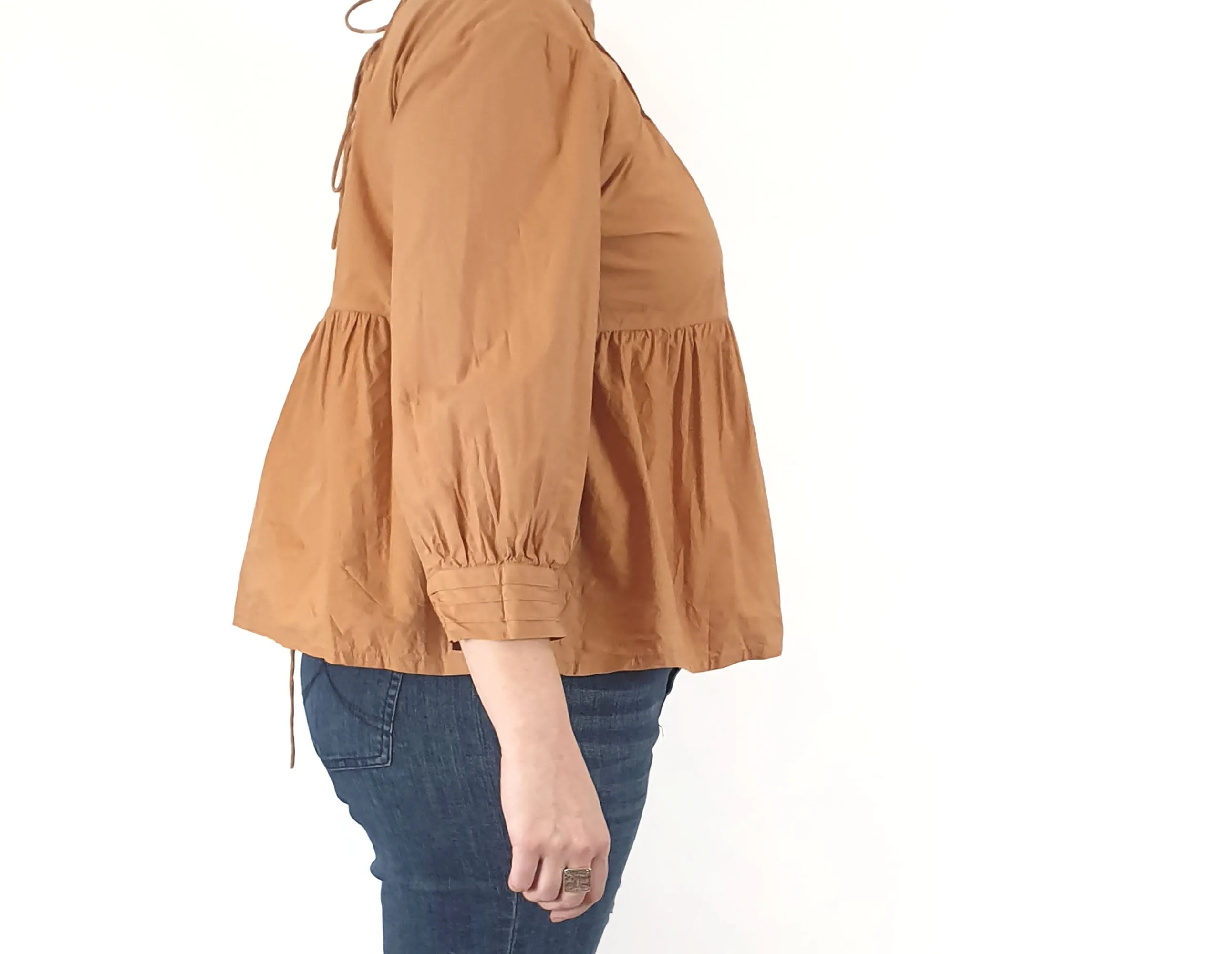 Little Tienda brown top size L