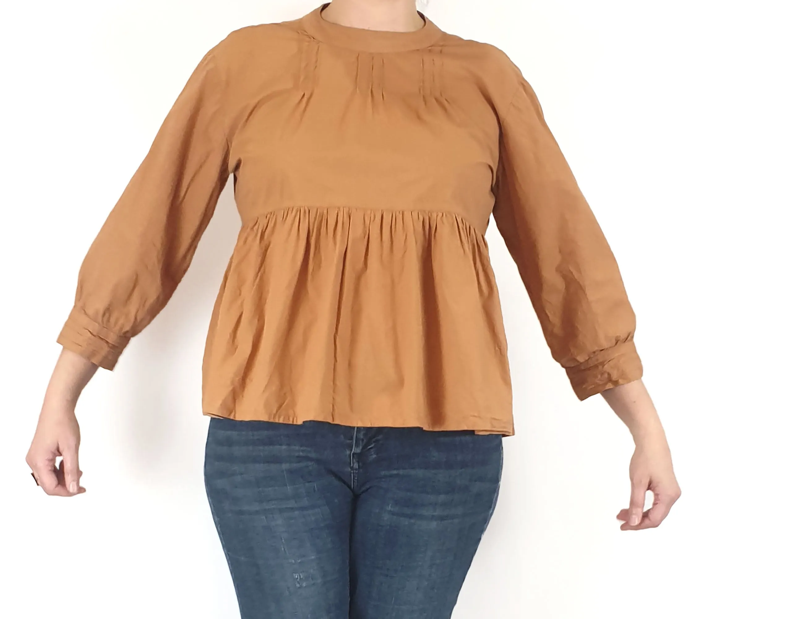 Little Tienda brown top size L