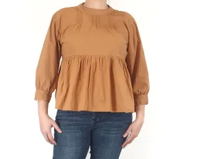 Little Tienda brown top size L