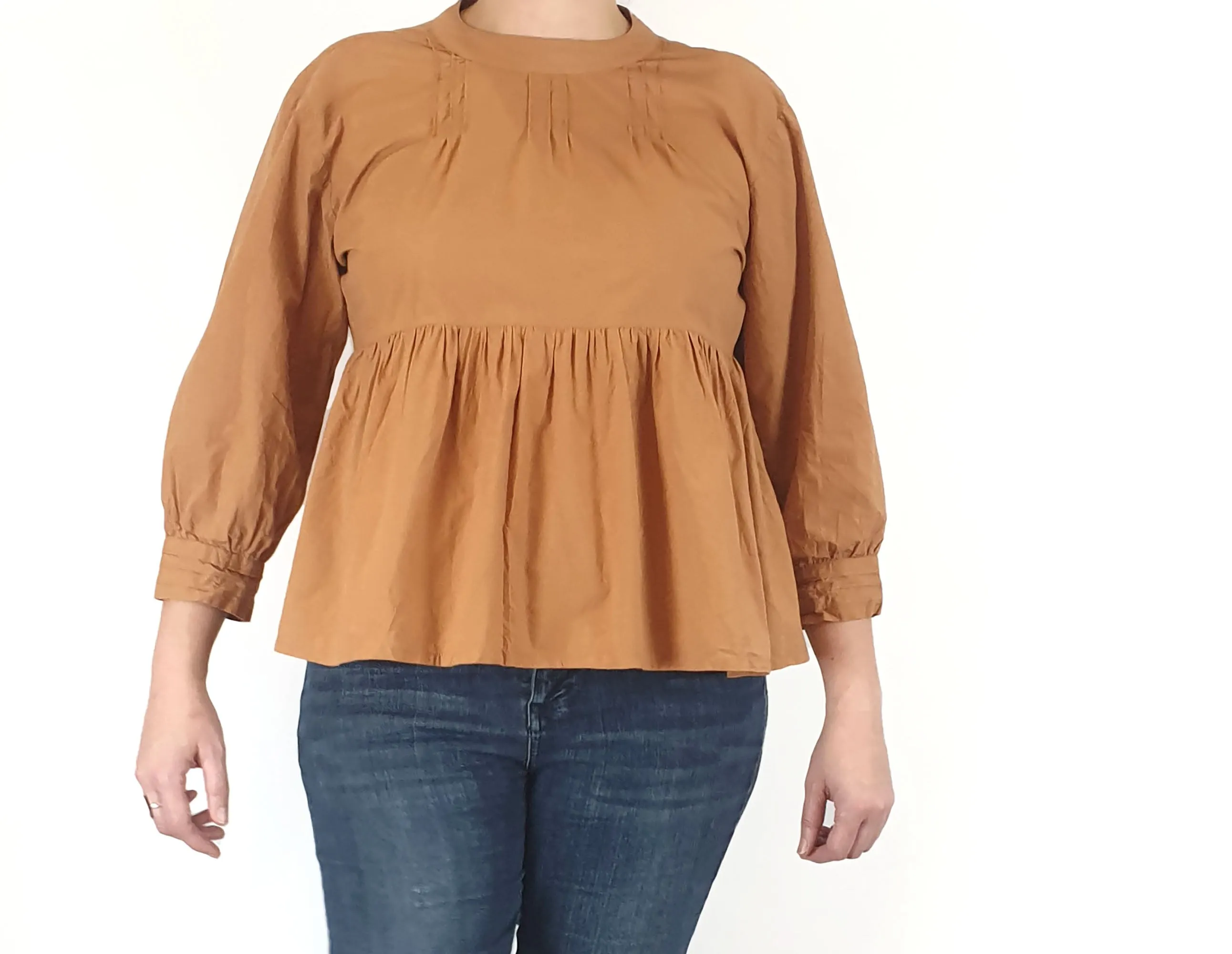 Little Tienda brown top size L