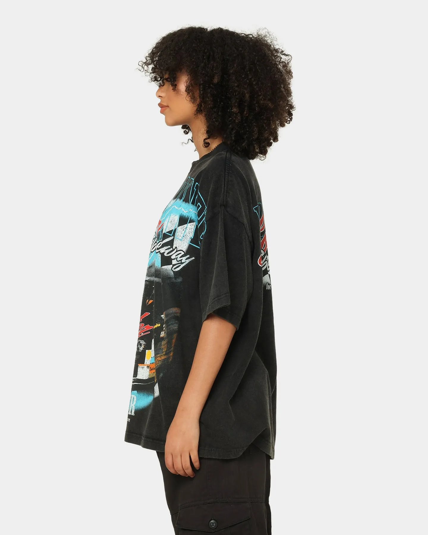 Loiter Speedway Vintage T-Shirt Vintage Black