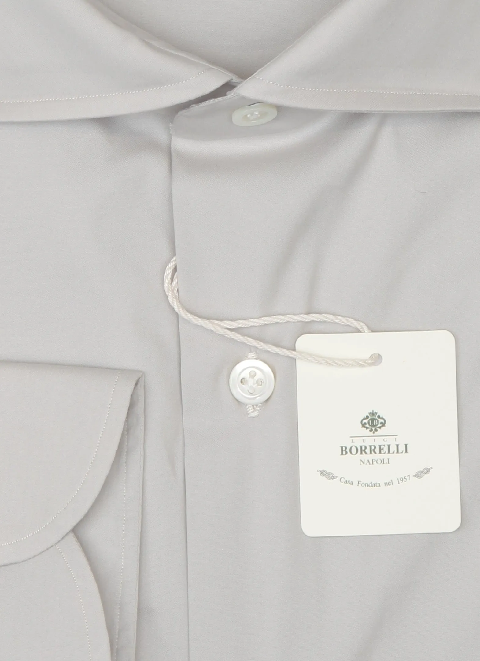 Luigi Borrelli Light Gray Shirt - Slim