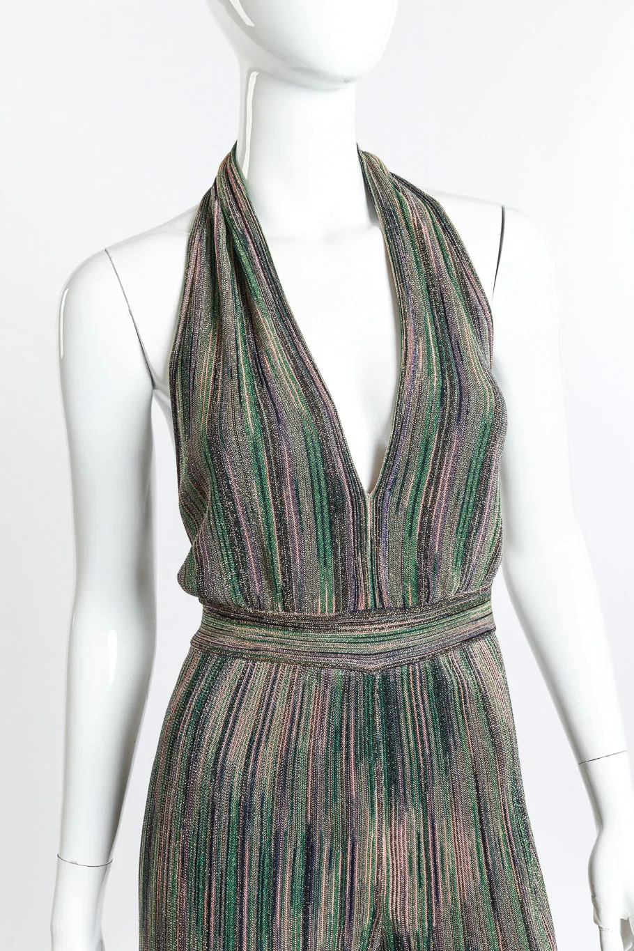 Lurex Halterneck Jumpsuit